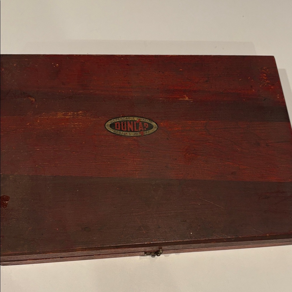 Vintage Dunlap Tap Drill set in wooden box